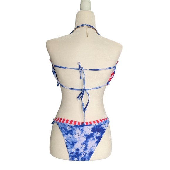Zaful American Flag Bikini Set Size 4 - Picture 11 of 11